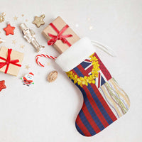 Hawaiian Tropical Plants Lei Christmas Stocking National Flag Style LT03 - Polynesian Pride