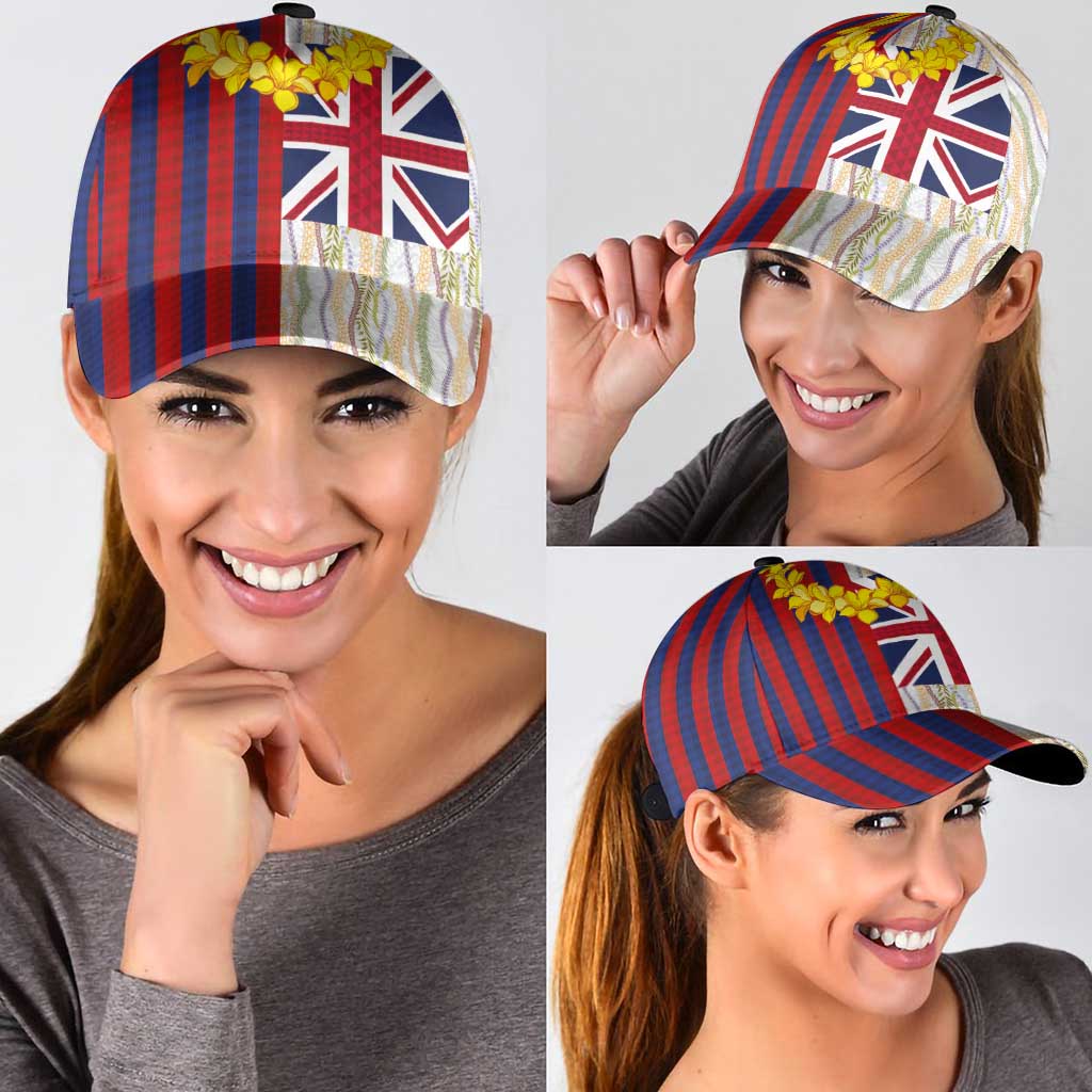 Hawaiian Tropical Plants Lei Classic Cap National Flag Style LT03 - Polynesian Pride