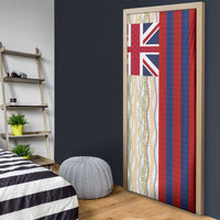 Hawaiian Tropical Plants Lei Door Cover National Flag Style LT03 - Polynesian Pride