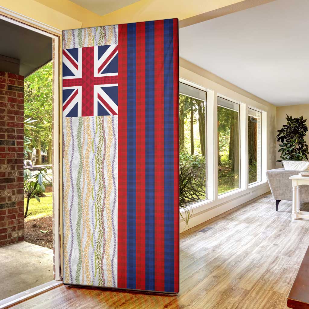 Hawaiian Tropical Plants Lei Door Cover National Flag Style LT03 - Polynesian Pride