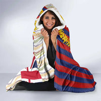 Hawaiian Tropical Plants Lei Hooded Blanket National Flag Style LT03 - Polynesian Pride