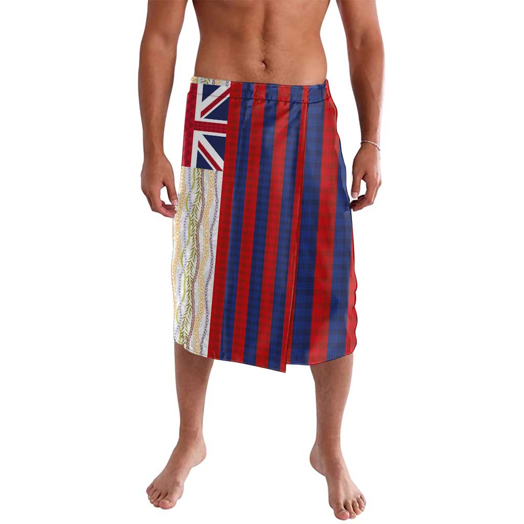 Hawaiian Tropical Plants Lei Lavalava National Flag Style - Polynesian Pride
