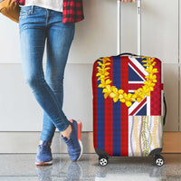 Hawaiian Tropical Plants Lei Luggage Cover National Flag Style - Polynesian Pride