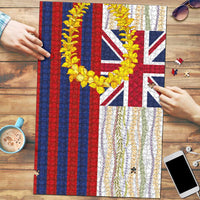 Hawaiian Tropical Plants Lei Puzzle National Flag Style LT03 Multicolor - Polynesian Pride