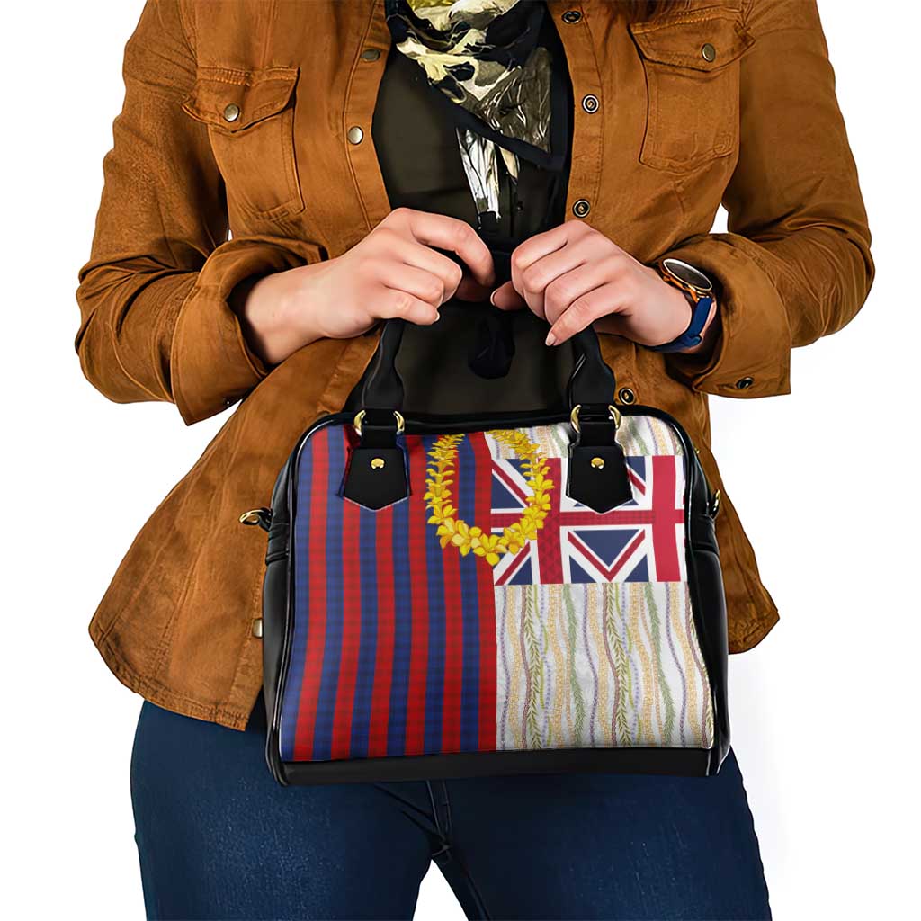 Hawaiian Tropical Plants Lei Shoulder Handbag National Flag Style LT03 - Polynesian Pride
