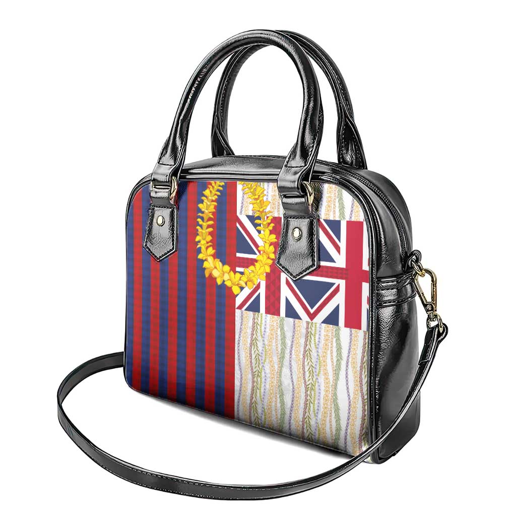 Hawaiian Tropical Plants Lei Shoulder Handbag National Flag Style LT03 - Polynesian Pride