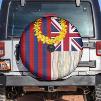 Hawaiian Tropical Plants Lei Spare Tire Cover National Flag Style - Polynesian Pride