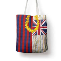 Hawaiian Tropical Plants Lei Tote Bag National Flag Style - Polynesian Pride