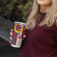 Hawaiian Tropical Plants Lei Tumbler Cup National Flag Style - Polynesian Pride