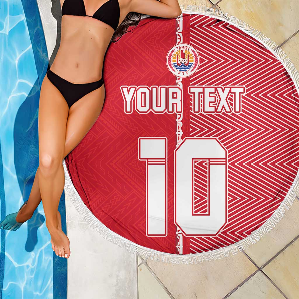 Custom Tahiti Football-Iron Warriors Beach Blanket