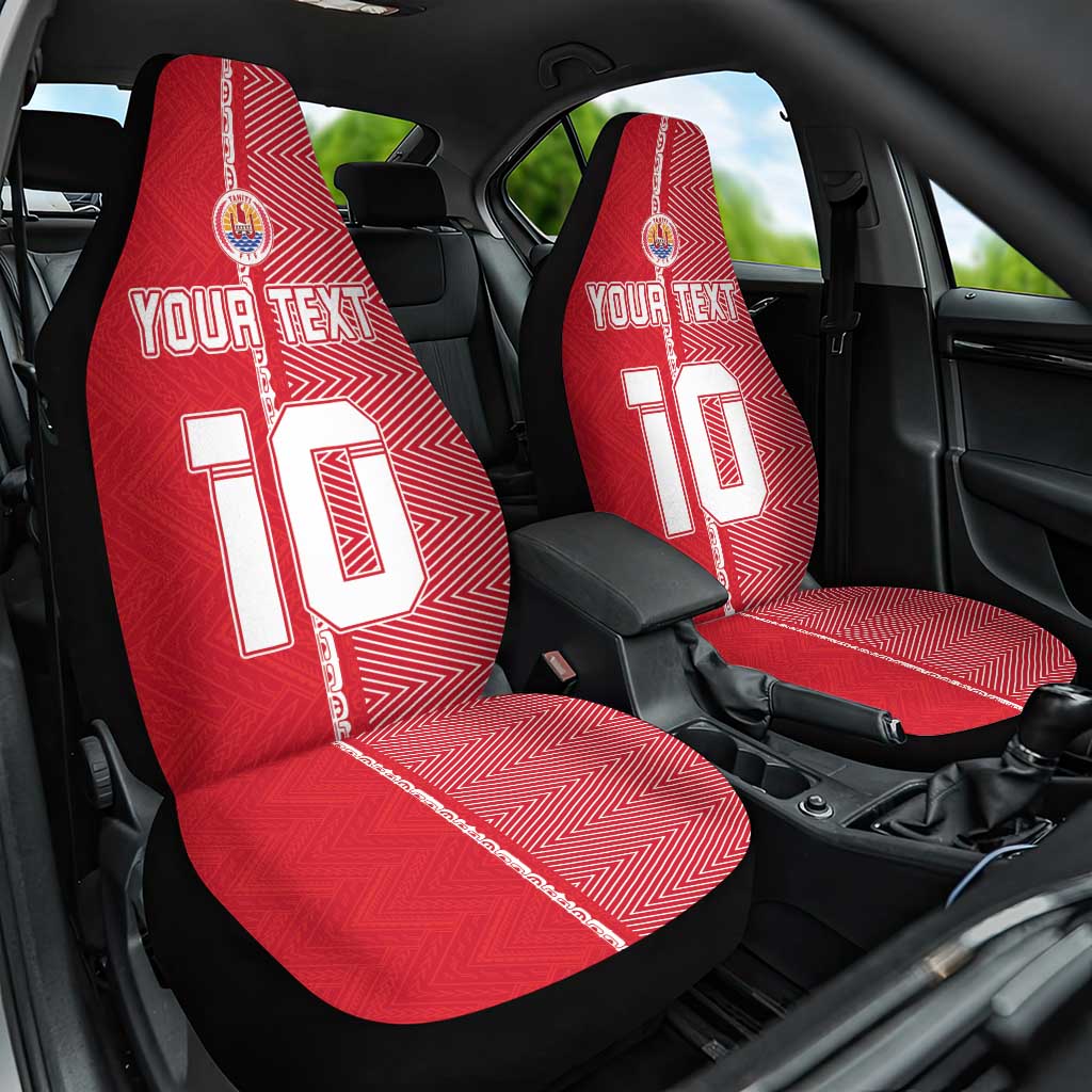 Custom Tahiti Football-Iron Warriors Car Seat Cover