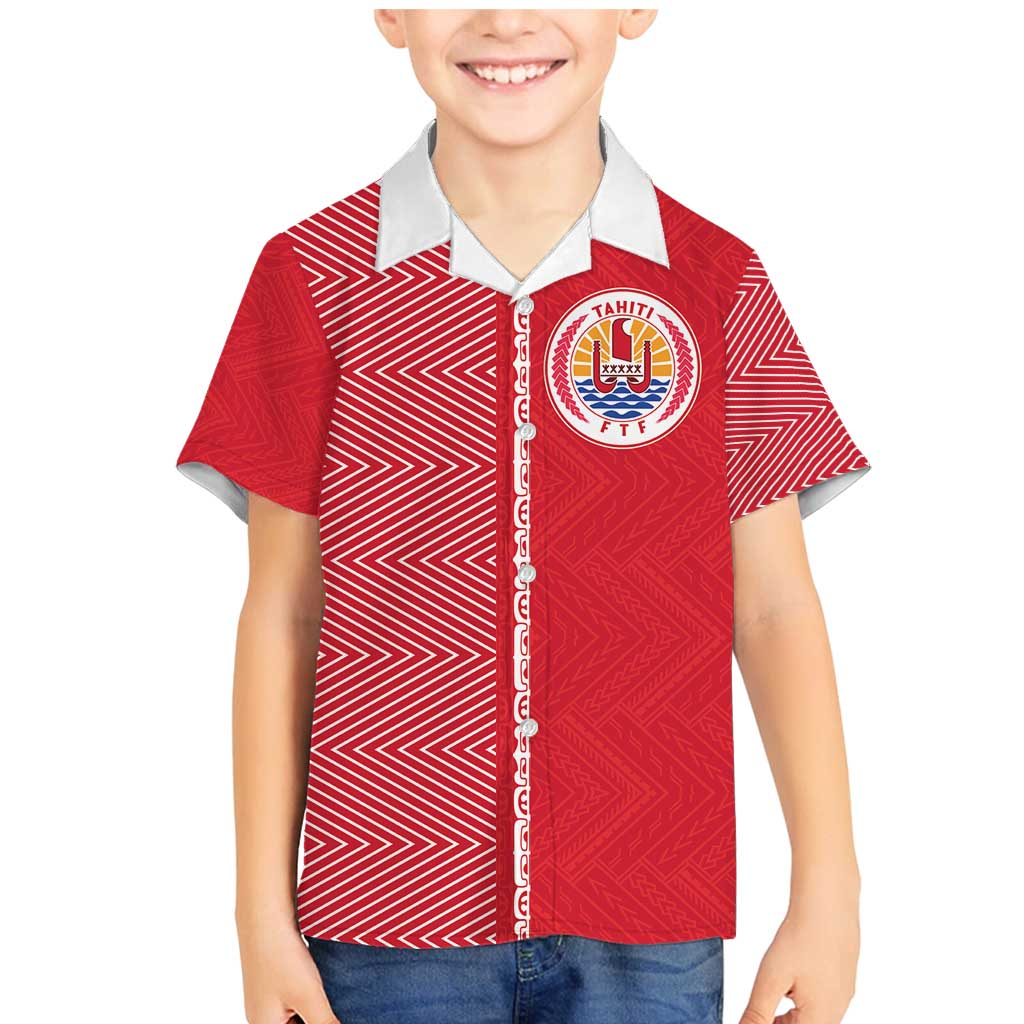 Custom Tahiti Football-Iron Warriors Family Matching Mermaid Dress and Hawaiian Shirt