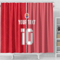 Custom Tahiti Football-Iron Warriors Shower Curtain
