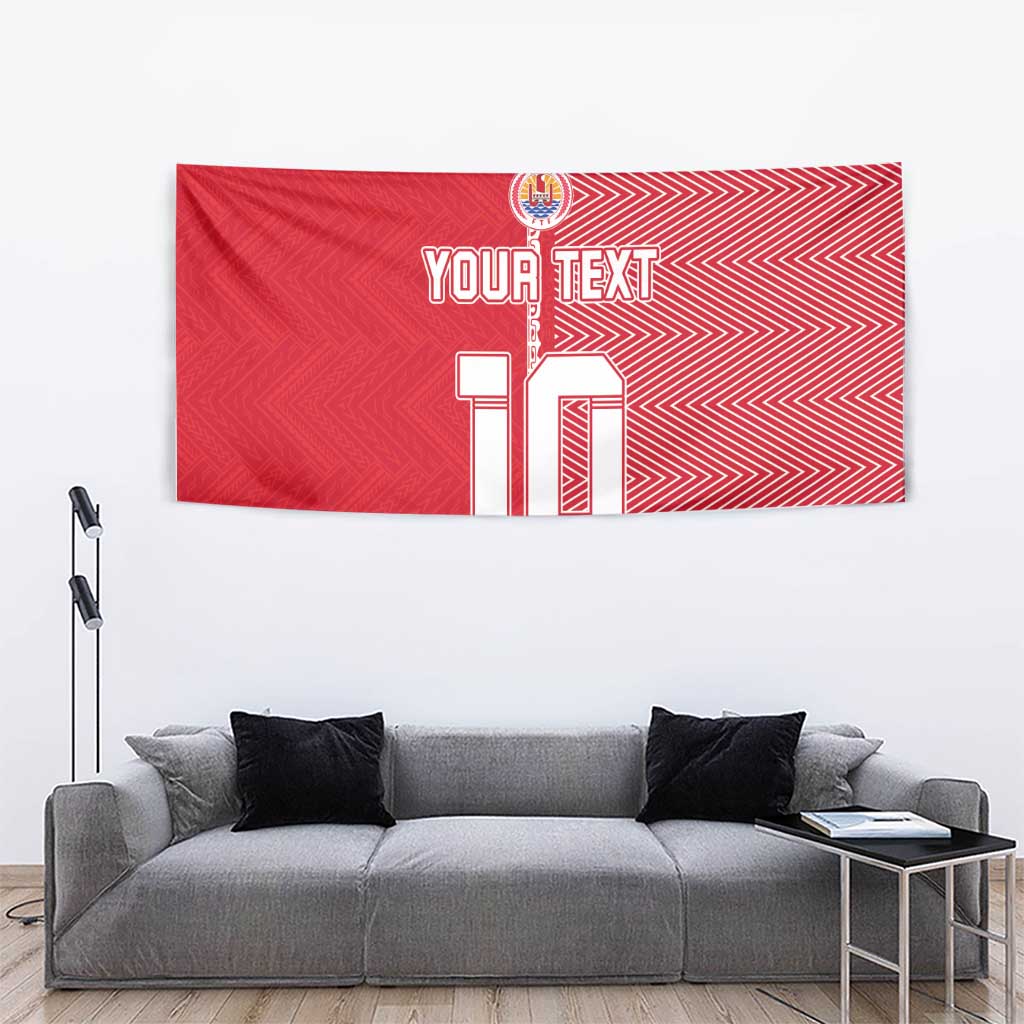 Custom Tahiti Football-Iron Warriors Tapestry