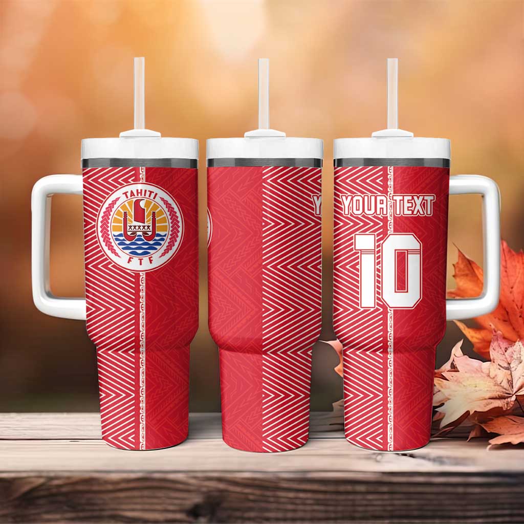 Custom Tahiti Football-Iron Warriors Tumbler With Handle