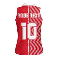 Custom Tahiti Football-Iron Warriors Women Sleeveless Polo Shirt