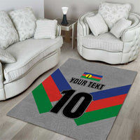 Custom New Caledonia-The Kagus Area Rug