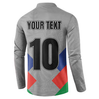 Custom New Caledonia-The Kagus Button Sweatshirt