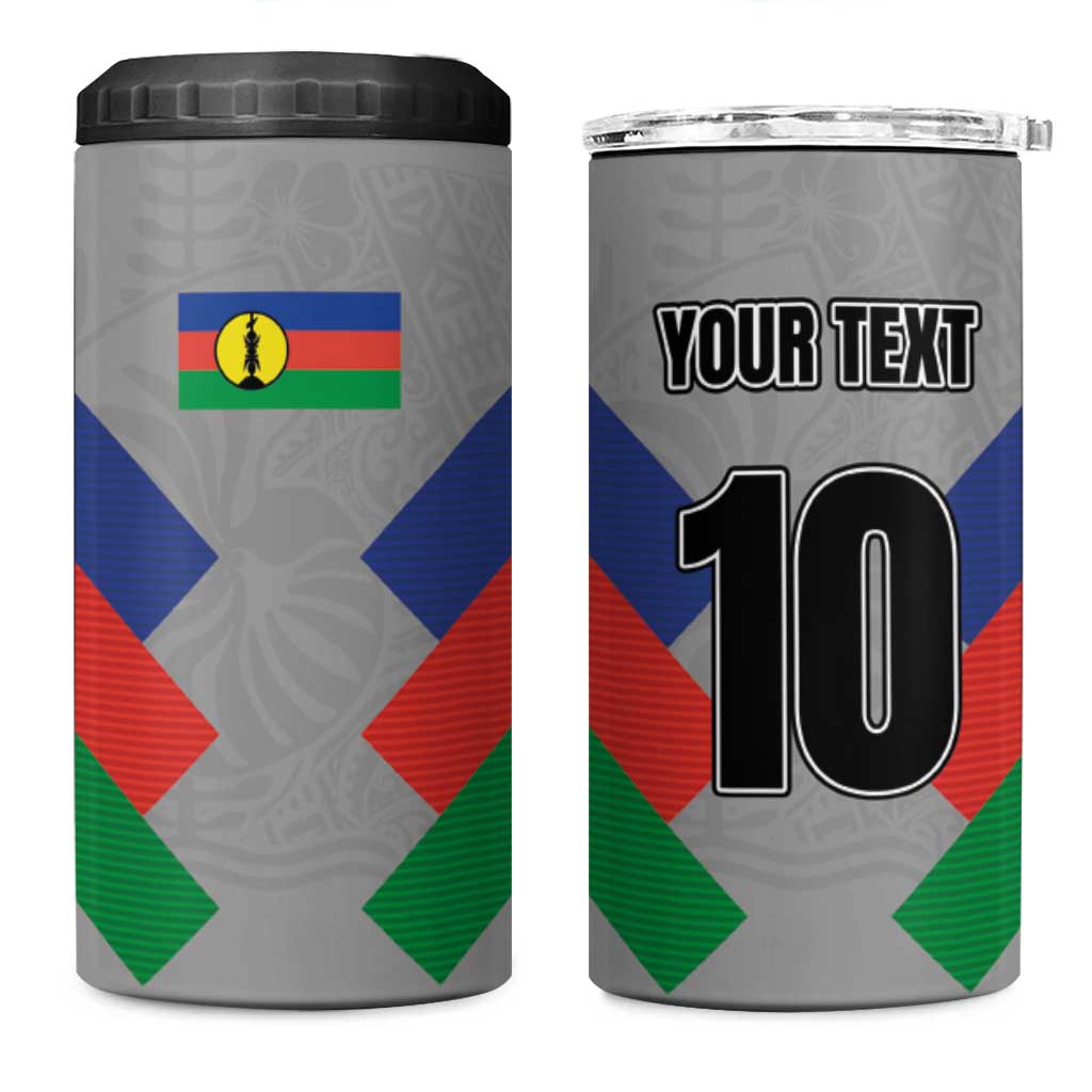 Custom New Caledonia-The Kagus 4 in 1 Can Cooler Tumbler