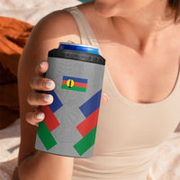 Custom New Caledonia-The Kagus 4 in 1 Can Cooler Tumbler