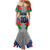 Custom New Caledonia-The Kagus Family Matching Mermaid Dress and Hawaiian Shirt