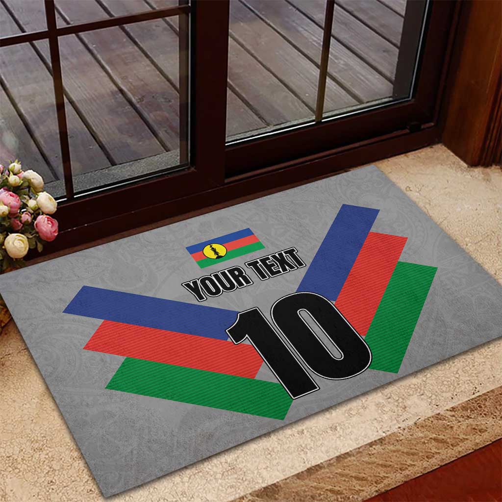 Custom New Caledonia-The Kagus Rubber Doormat