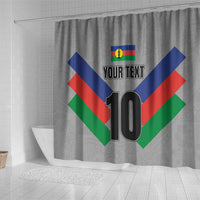 Custom New Caledonia-The Kagus Shower Curtain