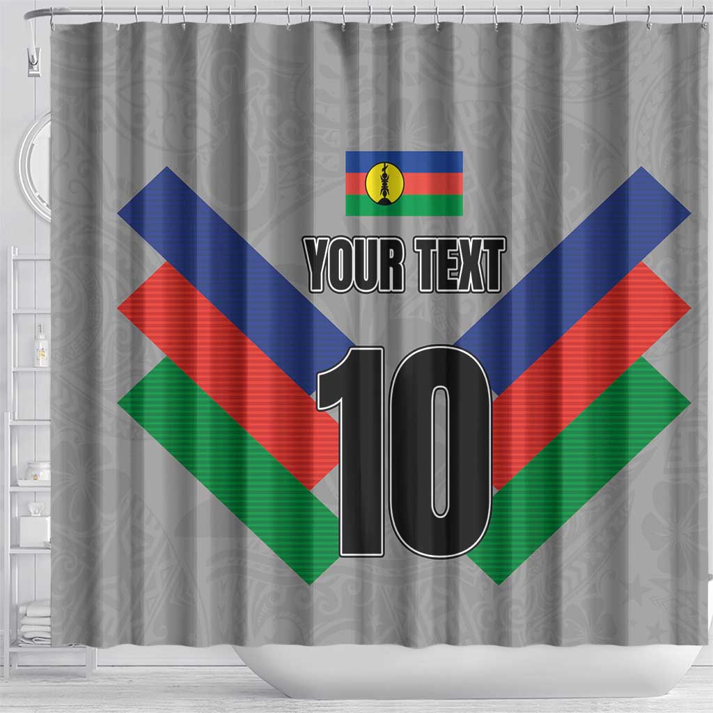 Custom New Caledonia-The Kagus Shower Curtain