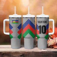 Custom New Caledonia-The Kagus Tumbler With Handle