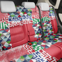 Hawaiian Floral Kakau Tropical Leaves-Sporty Style Back Car Seat Cover