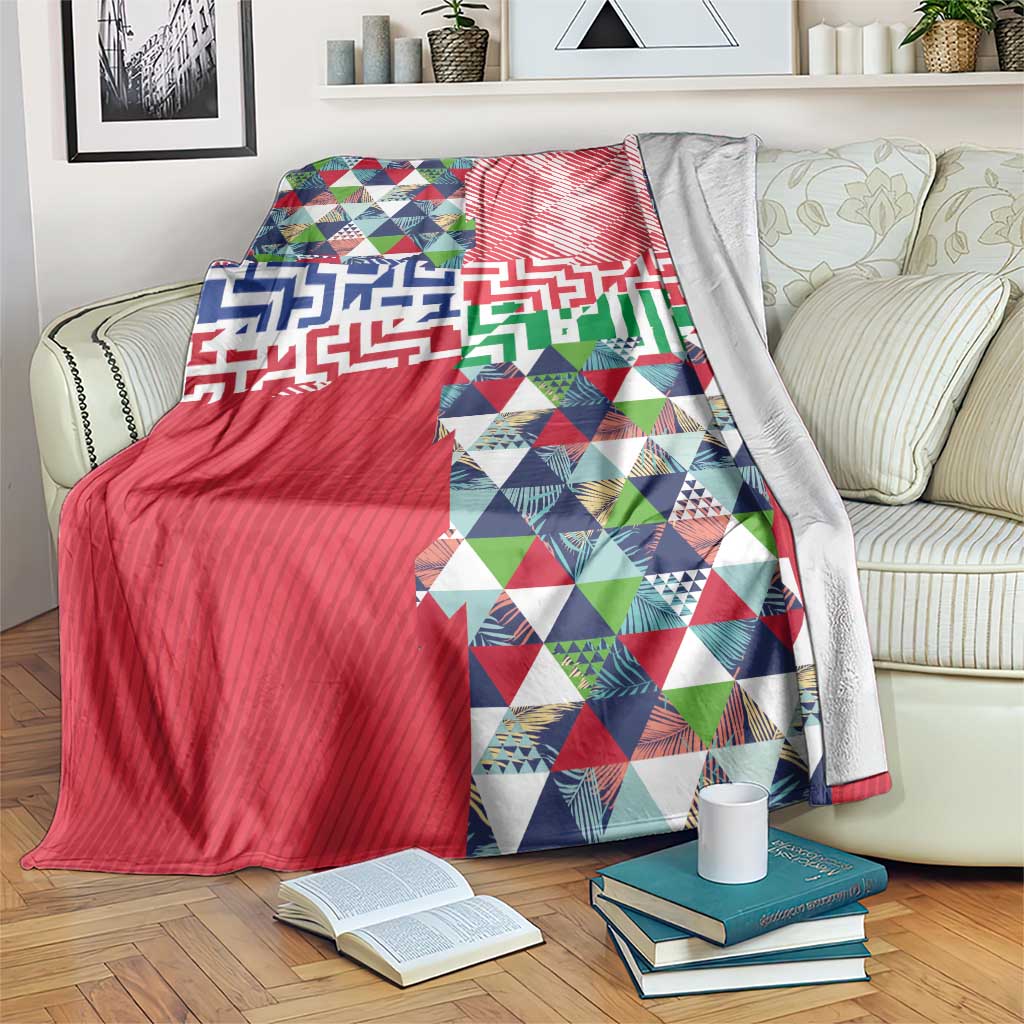 Hawaiian Floral Kakau Tropical Leaves-Sporty Style Blanket LT03 Art - Polynesian Pride