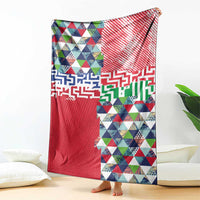 Hawaiian Floral Kakau Tropical Leaves-Sporty Style Blanket LT03 - Polynesian Pride