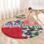 Hawaiian Floral Kakau Tropical Leaves-Sporty Style Round Carpet