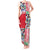 Hawaiian Floral Kakau Tropical Leaves-Sporty Style Tank Maxi Dress