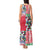 Hawaiian Floral Kakau Tropical Leaves-Sporty Style Tank Maxi Dress