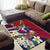 Hawaii Runner-Kakau Art with Lei and Plumeria Area Rug