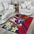 Hawaii Runner-Kakau Art with Lei and Plumeria Area Rug