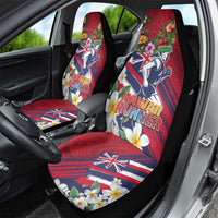 Hawaii Runner-Kakau Art with Lei and Plumeria Car Seat Cover