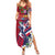 Hawaii Runner-Kakau Art with Lei and Plumeria Family Matching Summer Maxi Dress and Hawaiian Shirt