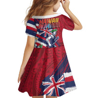 Hawaii Runner-Kakau Art with Lei and Plumeria Family Matching Tank Maxi Dress and Hawaiian Shirt