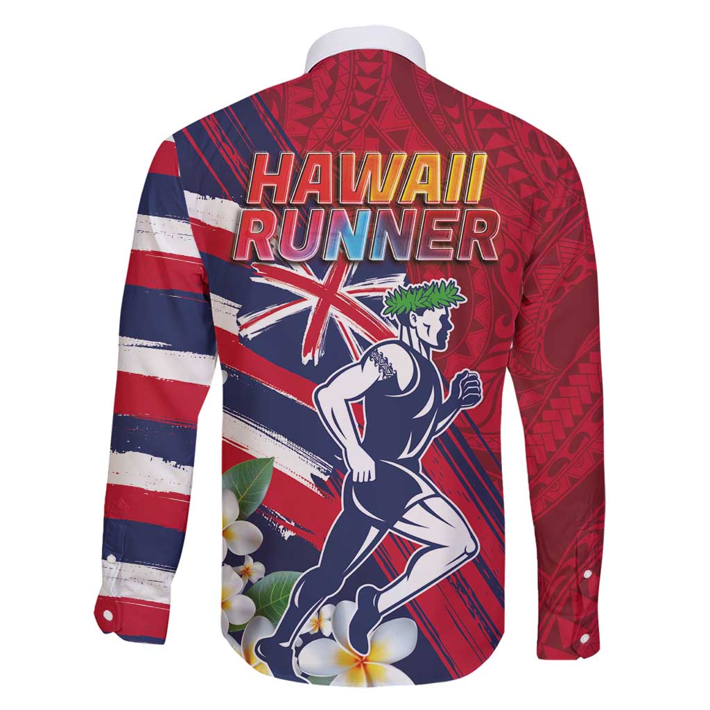 Hawaii Runner-Kakau Art with Lei and Plumeria Family Matching Tank Maxi Dress and Hawaiian Shirt