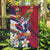 Hawaii Runner-Kakau Art with Lei and Plumeria Garden Flag