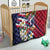 Hawaii Runner-Kakau Art with Lei and Plumeria Quilt