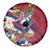 Hawaii Runner-Kakau Art with Lei and Plumeria Spare Tire Cover