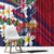 Hawaii Runner-Kakau Art with Lei and Plumeria Window Curtain