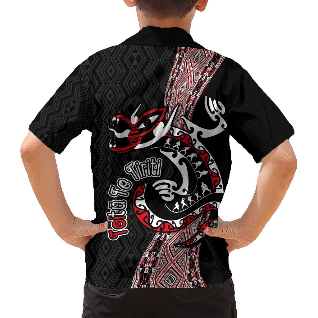 Aotearoa Toitu Te Tiriti Taniko Hawaiian Shirt Maori Taniwha Haka - Honour the Treaty LT03 - Polynesian Pride