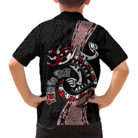 Aotearoa Toitu Te Tiriti Taniko Hawaiian Shirt Maori Taniwha Haka - Honour the Treaty LT03 - Polynesian Pride