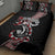 Aotearoa Toitu Te Tiriti Taniko Quilt Bed Set Maori Taniwha Haka - Honour the Treaty