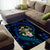 Hawaii Turtle Plumeria Flower Fanciful Area Rug