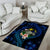 Hawaii Turtle Plumeria Flower Fanciful Area Rug